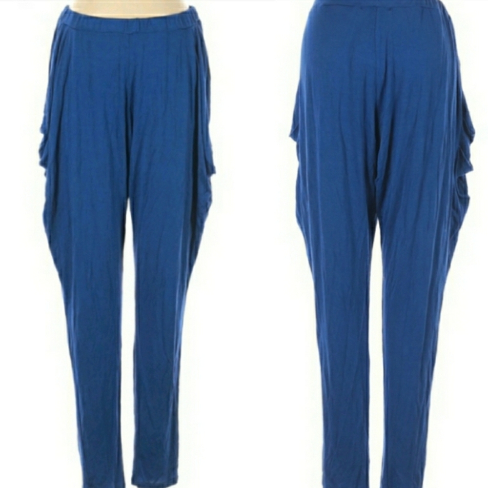 Fashion to Figure Royal Blue Harem Casual Long Pants